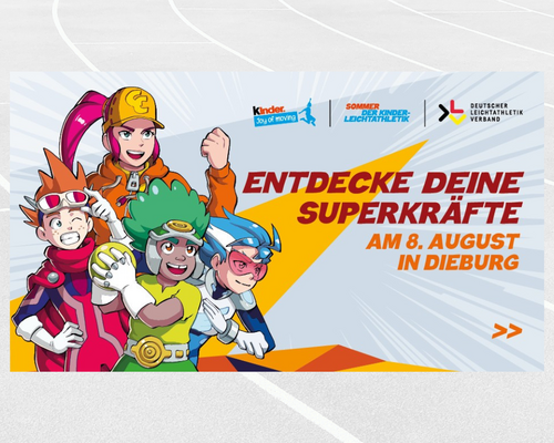Kinder entdecken ihre Superkräfte beim Sommer der Kinderleichtathletik!